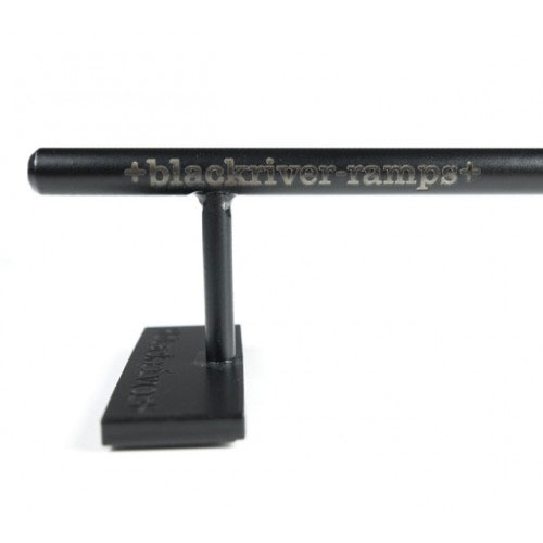 Accessori Fingerboard Professionali Blackriver Ramps+ Ironrail Rotondo Basso Argento - Rail Per Fingerboard 30cm, Altezza 4cm Rail Per Skateboard