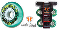 in-line kola HyperWheels Hyper Formula G kolečka in-line hokej inline hockey wheels