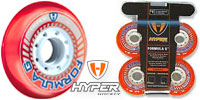 in-line kola HyperWheels Hyper Formula G kolečka in-line hokej inline hockey wheels